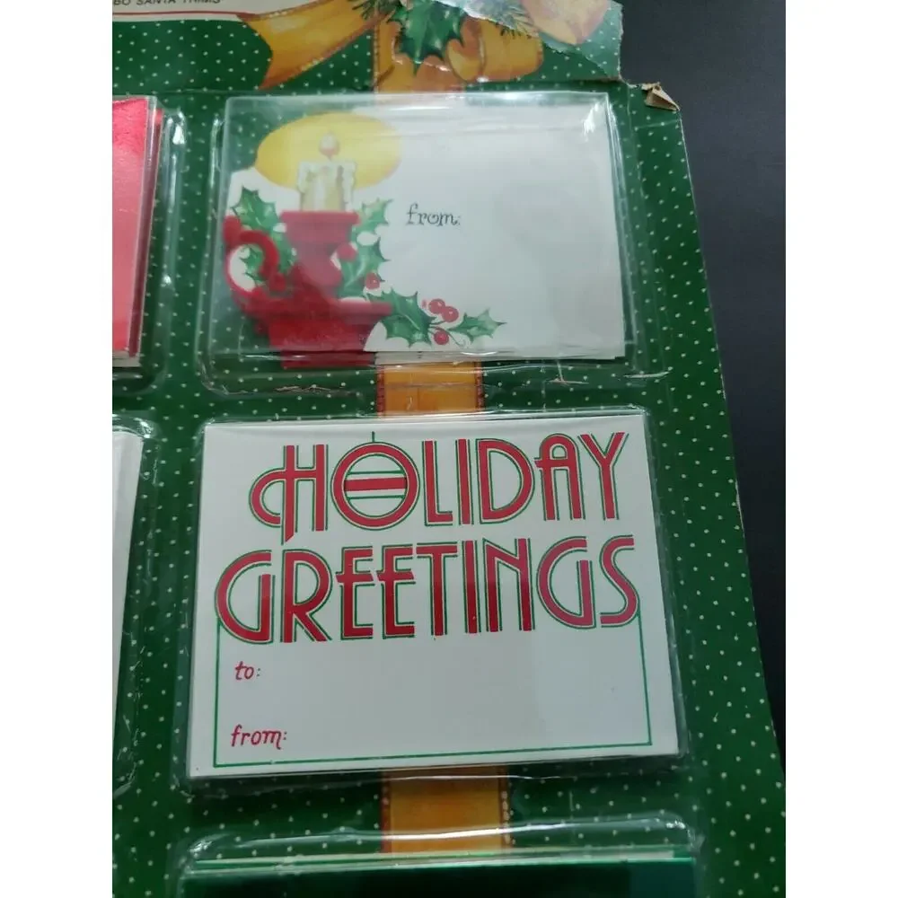Vintage Luxury Gift Trims Christmas Gift Tags 40 Pieces New in Package RARE‎